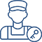 locksmith icon outline