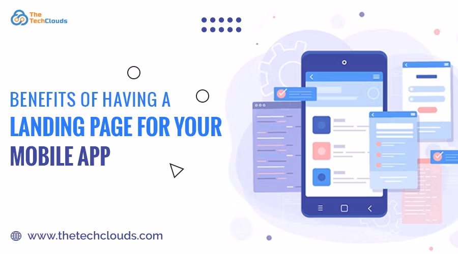 mobile app landing page