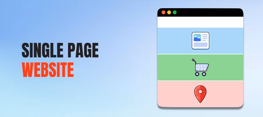 Single page website