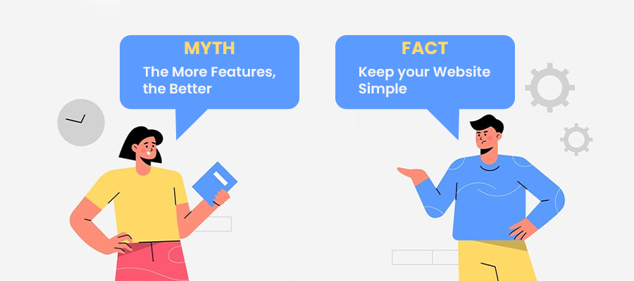 Website design myth and fact