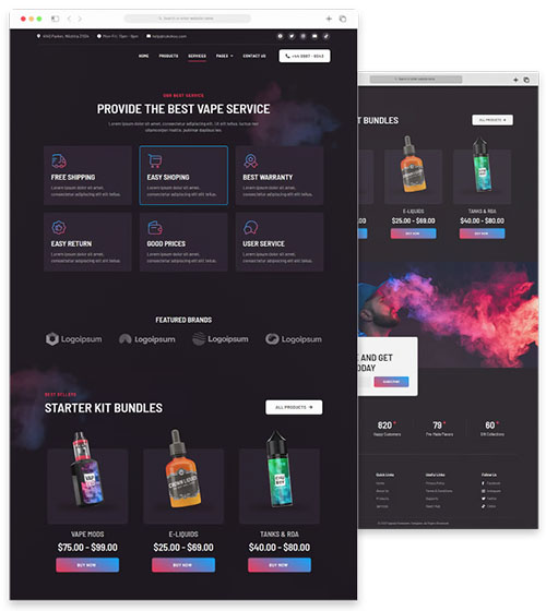 vape web design & development building high-performing digital experiences